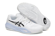 ASICS White and Black Court Sneakers