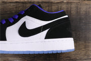 Jordan Air Jordan 1 Low White Black Dark Concord Sneakers