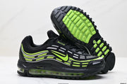 Nike Air Max 720 Black and Volt Green Sneakers