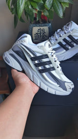 adidas White and Grey Low-Top Sneakers