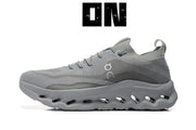 On Cloudtilt Grey Knit Sneakers