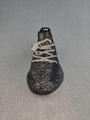 Yeezy 350 V2 Knit Sneakers in Black and Cream