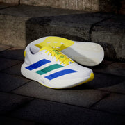 Men's Adidas Adizero Evo SL Woven - Yellow/Royal Blue/Iron Metallic