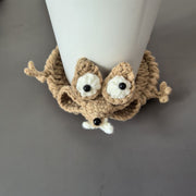 Handmade Crochet Frog Coaster – Cute Animal Cup Mat