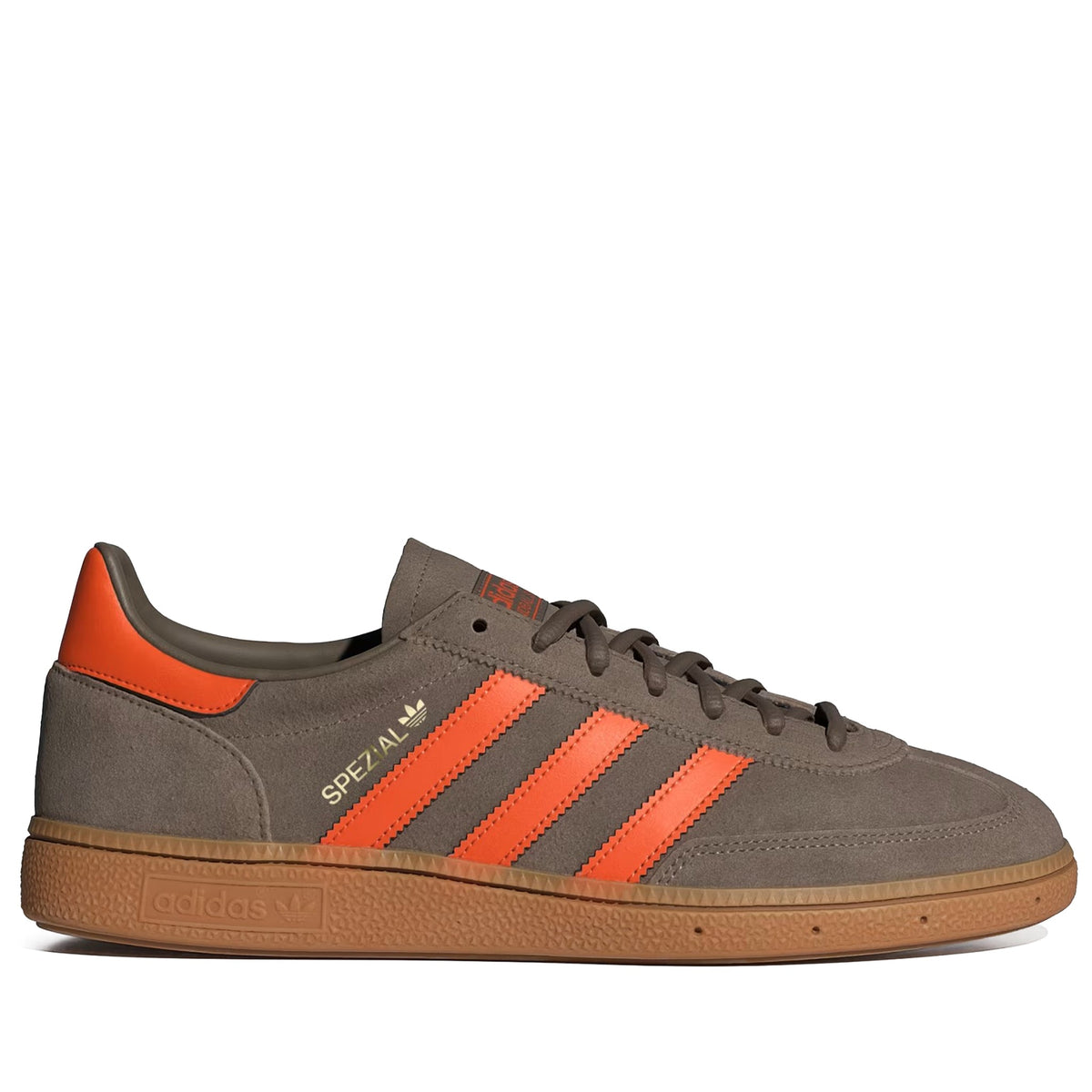 Men's Adidas Handball Spezial - Cargo Brown / Orange
