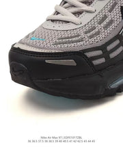 Nike Air Max 97 Grey and Black Sneakers EDE1017ZBL