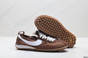 Nike Jacquemus Low-Profile Sneakers in Brown and White