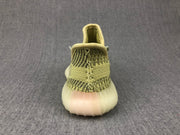 Yeezy 350 V2 Kids Sneakers in Yellow and Olive