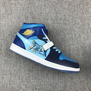 Air Jordan 1 Mid Sneakers Blue Cyan BV7446-400