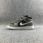 Air Jordan 1 Mid SE GS Leopard Print Sneakers BQ6931-021